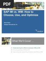 Download SAP IM vs WM How to Choose Use and Optimize by halwanv SN78254116 doc pdf