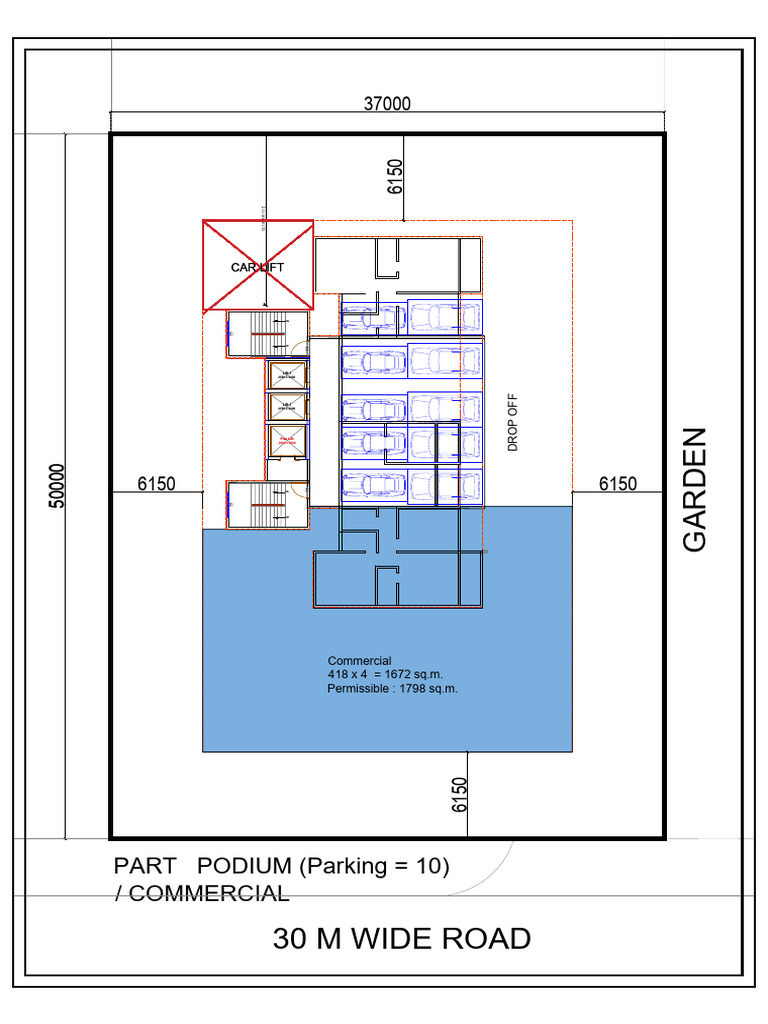 Commercial Building Layout Plan | PDF