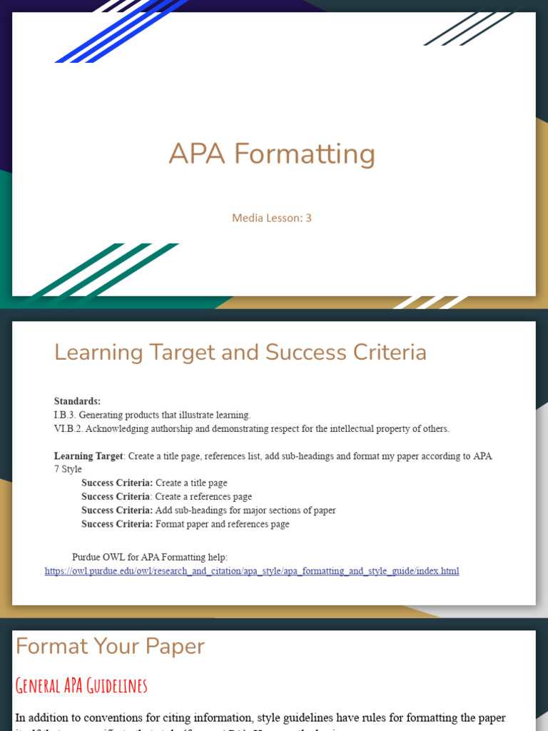 APA 7 Formatting Guide and Criteria | PDF | Paragraph | Apa Style