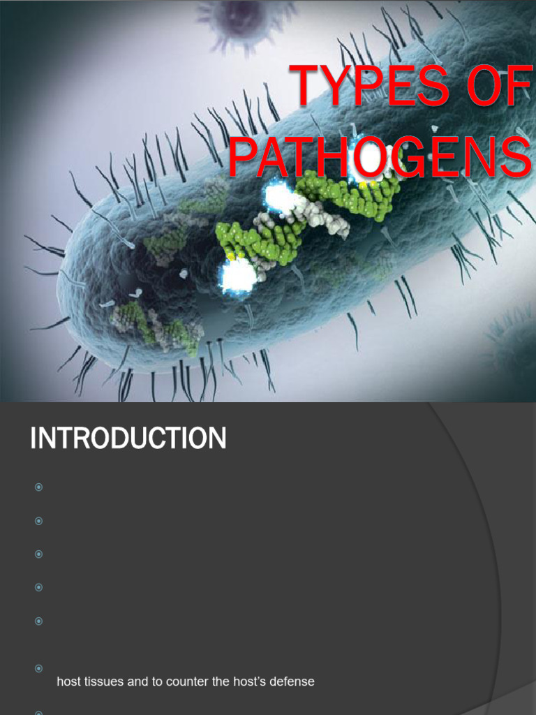 Types Of Pathogen Pdf Virus Photo Inspiration