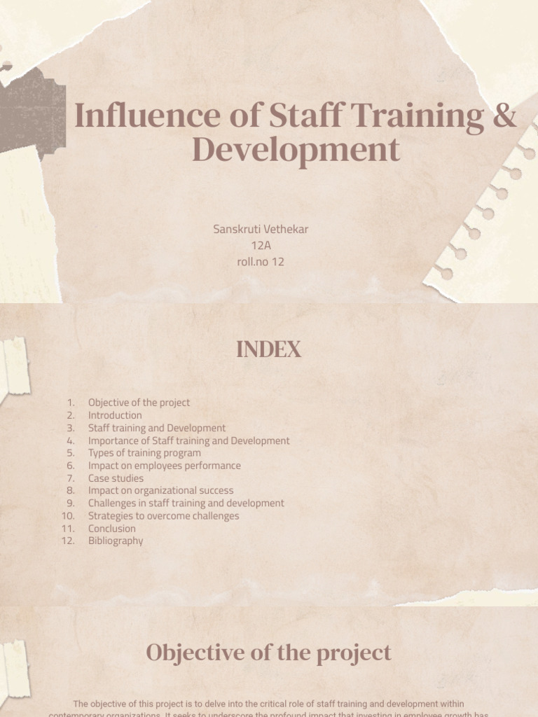 Impact of Staff Training on Performance | PDF | Employee Retention ...