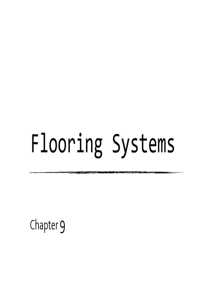 Comprehensive Guide to Flooring Systems | PDF | Beam (Structure) | Concrete