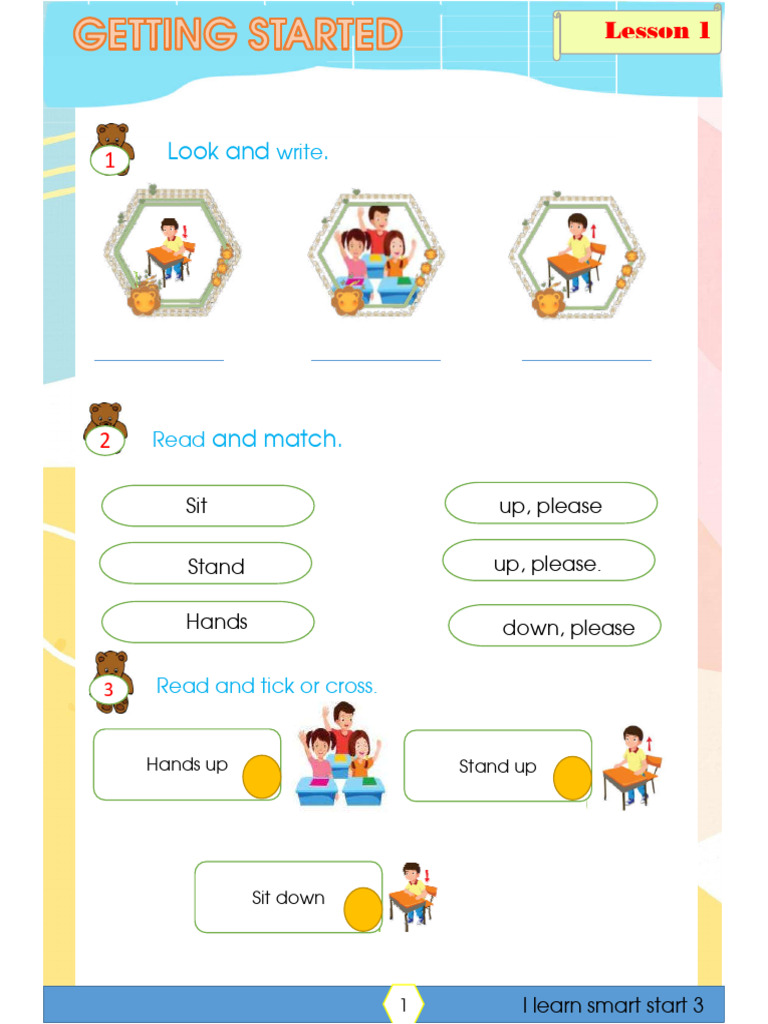 Smart Start 3: Lesson Activities | PDF
