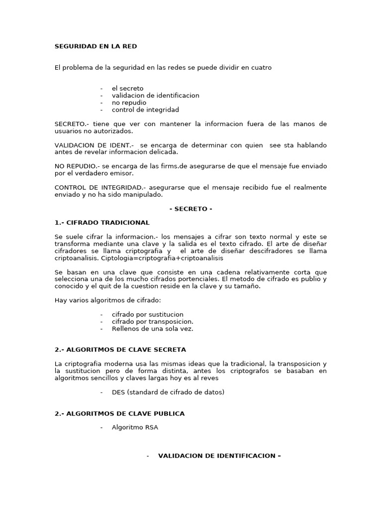 Redes - Seguridad en Las Redes | PDF | Punto de acceso inalámbrico ...