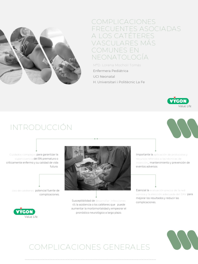 Complicaciones Frecuentes Asociadas A Los Cat Teres Vasculares M S ...
