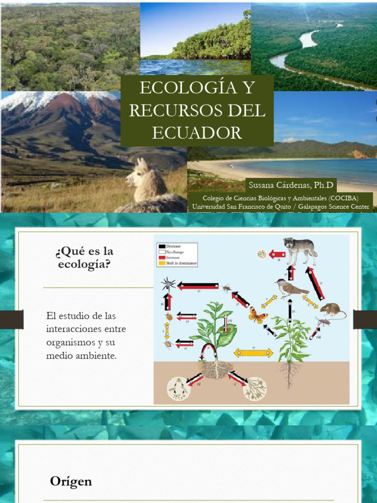 Definición y Importancia de la Ecología | PDF | Ecología | Entorno natural