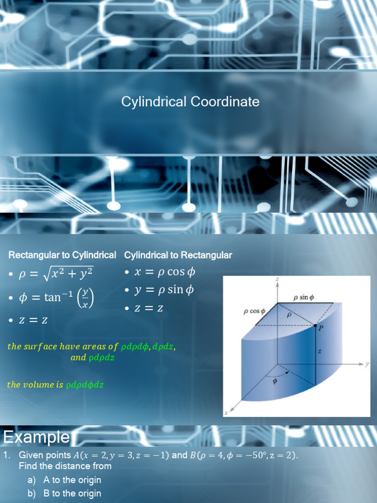 Understanding Cylindrical Coordinates | PDF | Geometry | Mathematical ...