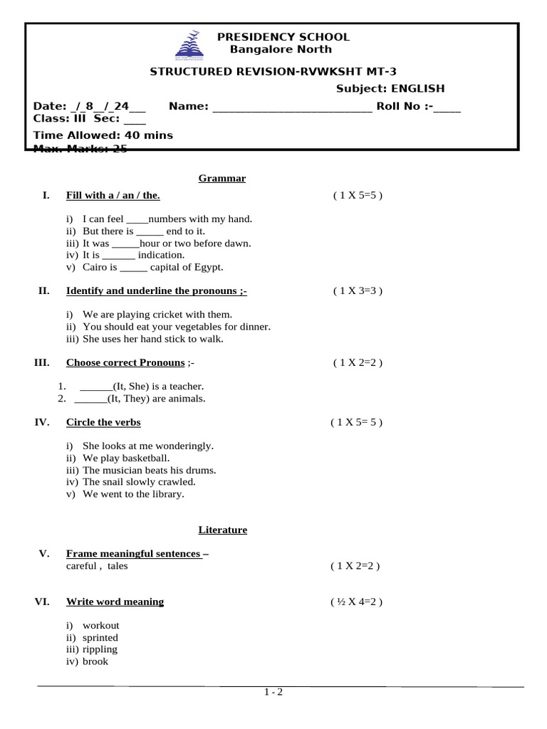 SR 3 Term 1 GR 3 24 | PDF | Language Families | Linguistic Typology