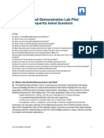 Flexpod Demonstration Lab Pilot: Frequently Asked Questions