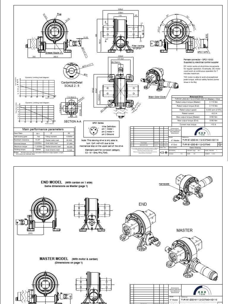 XD110 Motorized Drive Specifications | PDF | Electrical Engineering ...