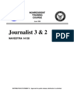 US Navy Course NAVEDTRA 14130 - Journalist 3 & 2