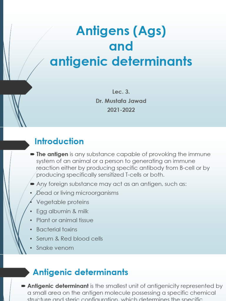 Antigens | PDF | Antigen | Immune System