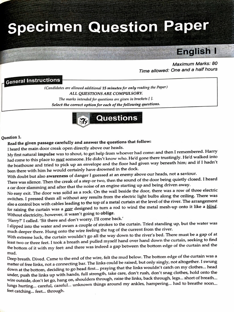 ISC LanguageQuestionBank | PDF