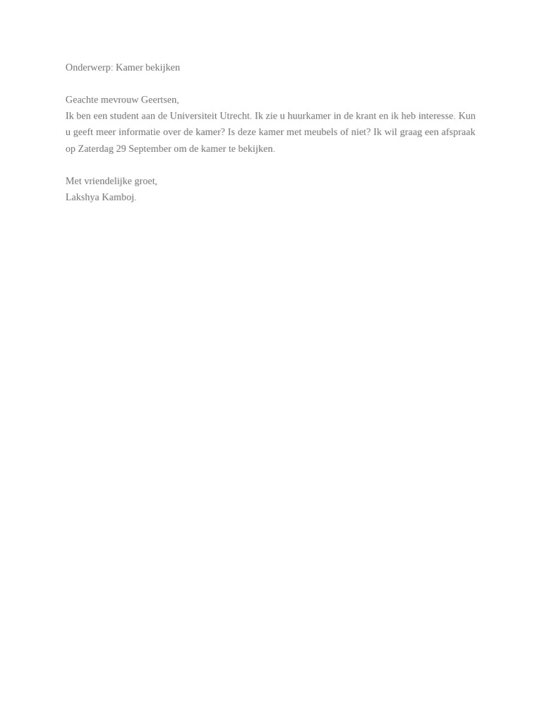 Portfolio Housing Email | PDF