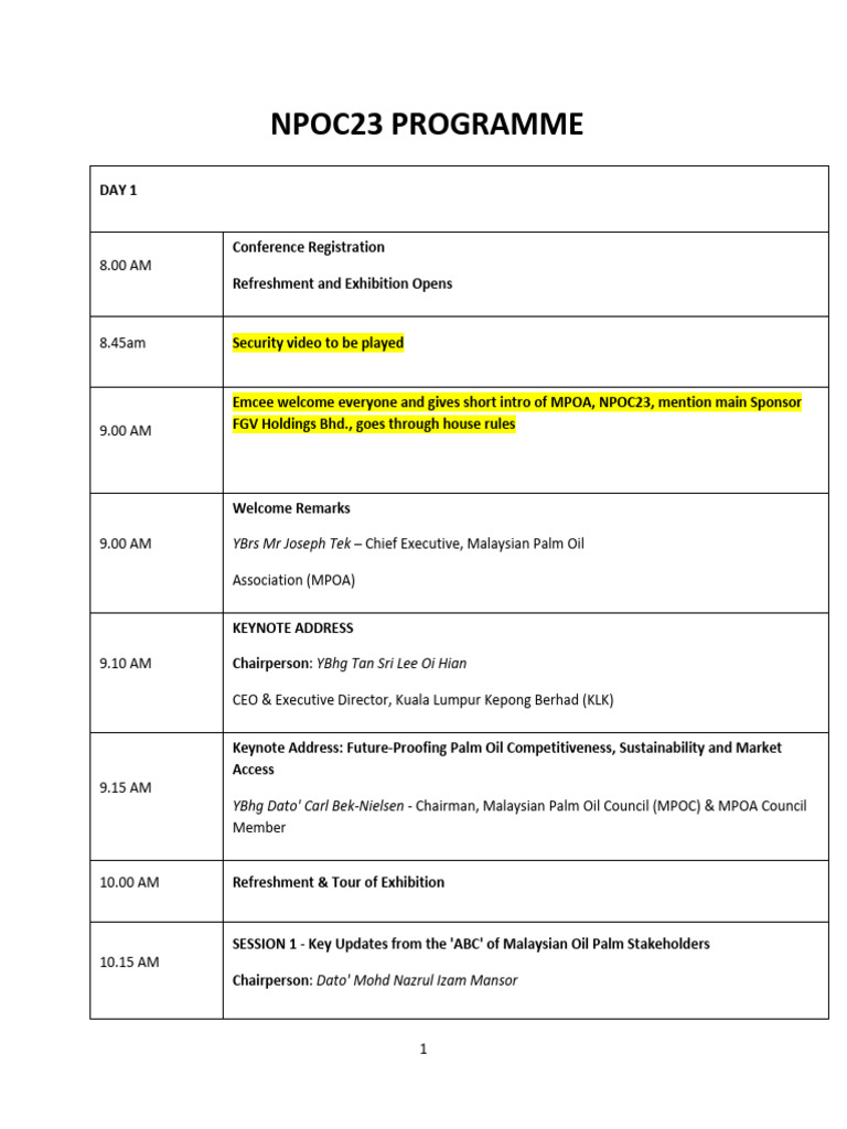 2 Days Conference-Detailed Programme Clean | PDF