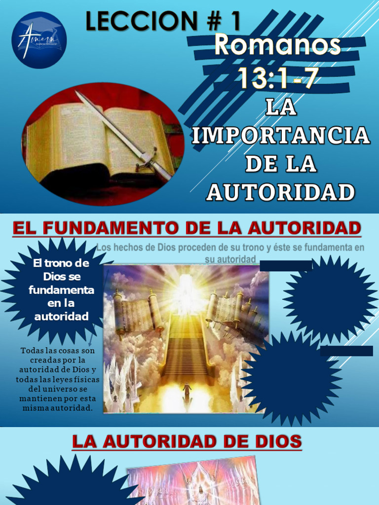 La Autoridad de Dios y la Obediencia | PDF | Pecado | Víspera