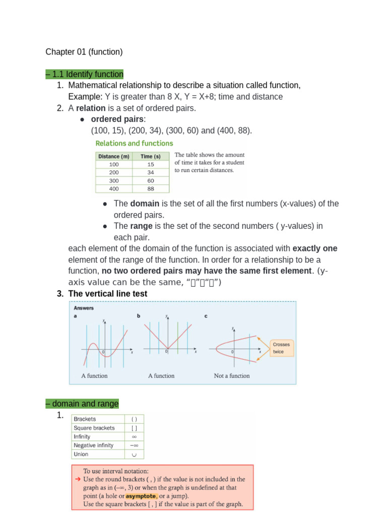Chapter 01 (Function) | PDF | Science & Mathematics | Computers