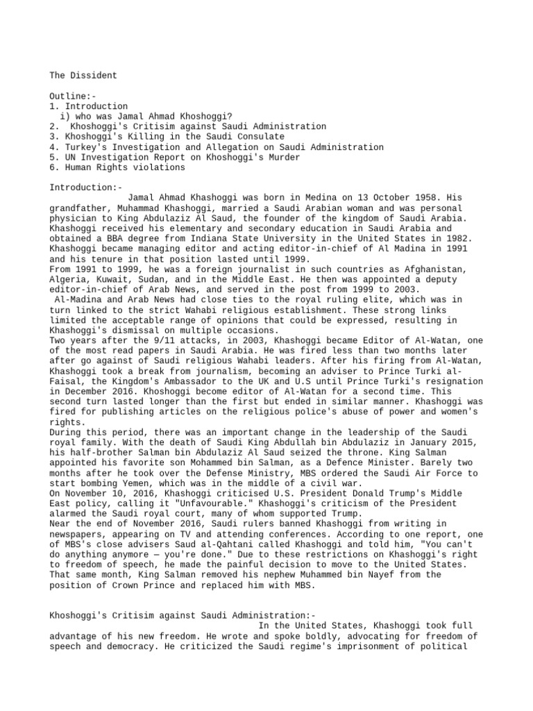 Case Study | PDF | House Of Saud | Salman Of Saudi Arabia