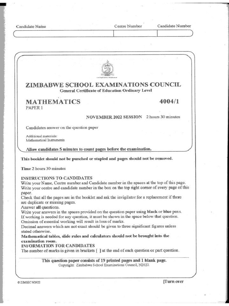 Maths 2022 | PDF