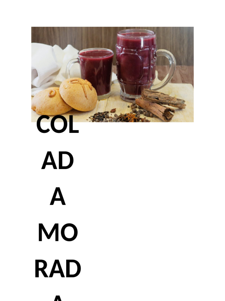 Colada Morada Con Pan | PDF