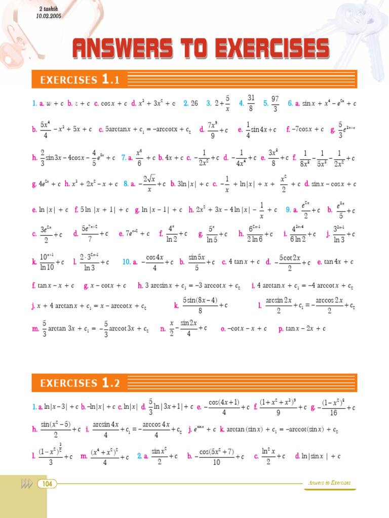 Arctan and Arccot Exercises | PDF | Mathematical Analysis | Functions ...