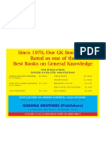 Since 1970, Our GK Books Are Rated As One of The Best Books On General Knowledge