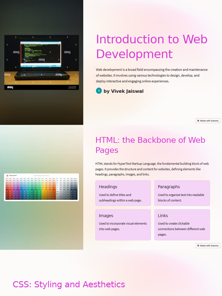 Introduction To Web Development | PDF | Websites | World Wide Web