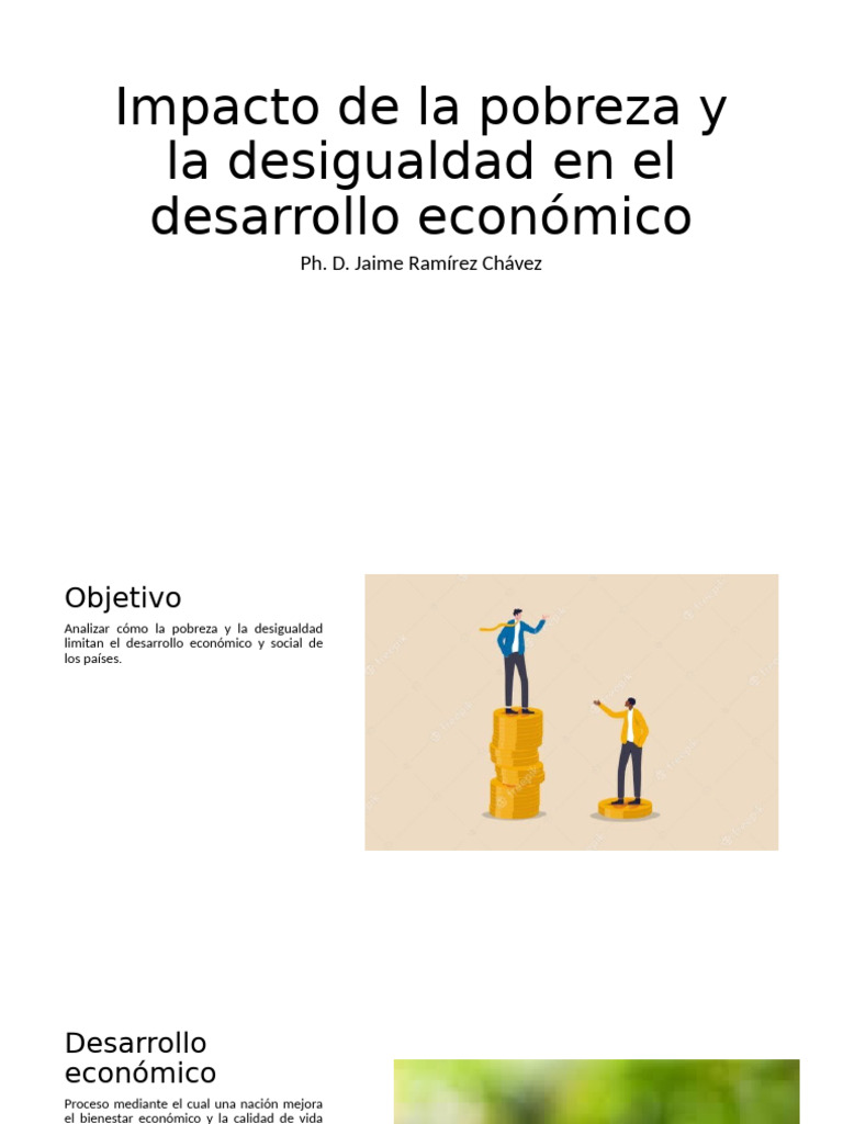 Impacto de La Pobreza y La Desigualdad en El Desarrollo Económico | PDF ...