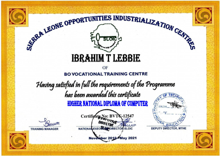 MR LEBBIE CV | PDF