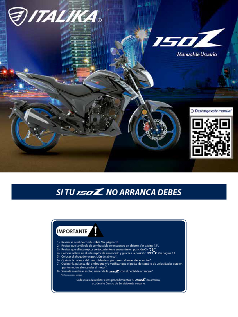 Manual 150Z 2024: Guía de Inicio Rápido | PDF | Cambiar