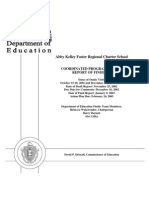 Abby Kelley Foster Regional Charter School: Coordinated Program Review Report of Findings