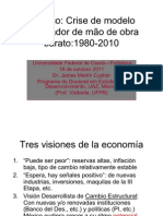 México: Crise do modelo de exportação de mão de obra barata 1980-2010