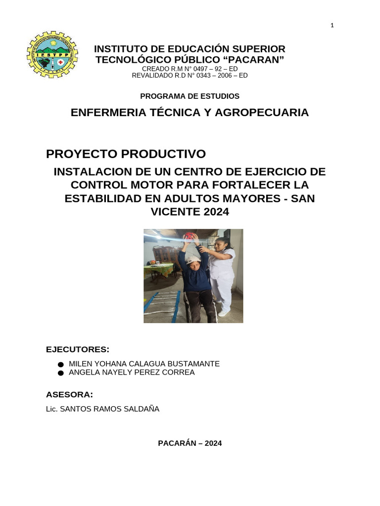 Proyecto Productivo de Un Centro de Control Motor MILEN Y ANGELA 1 ...
