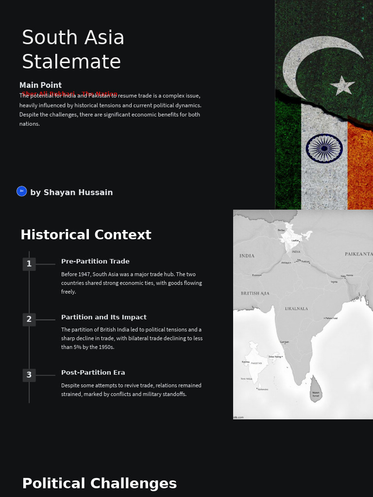 India-Pakistan Trade Resumption Challenges | PDF | South Asia | Pakistan