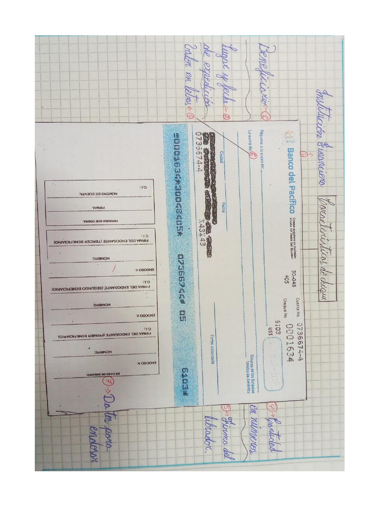 Cheque para Llenar | PDF