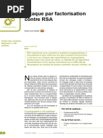 Attaque Par Factorisation Contre RSA