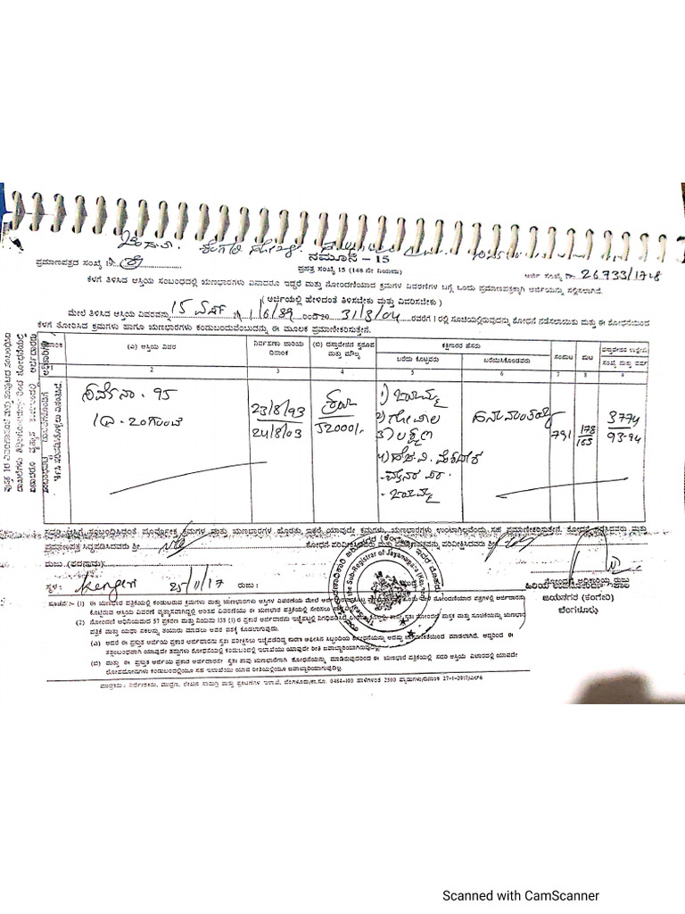 Bangalore Site EC 1989-2021 | PDF