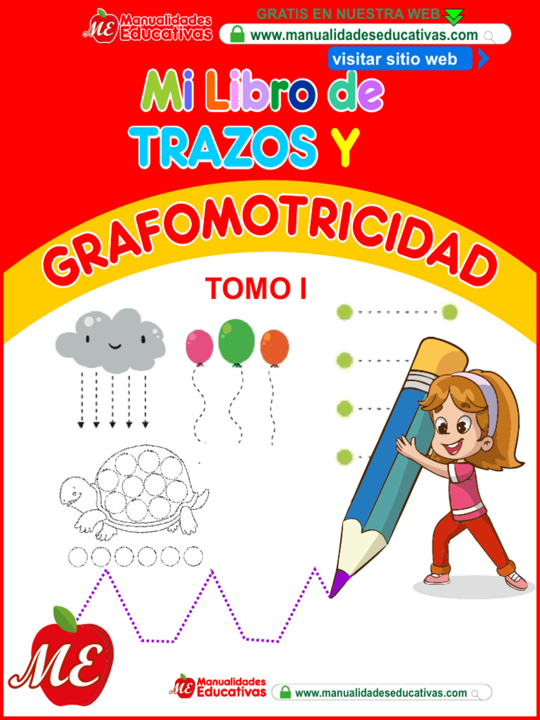 Libro de Trazos para Preescolar PDF | PDF
