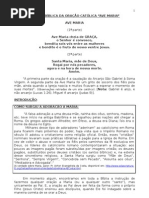 ANÁLISE BÍBLICA DA ORAÇÃO AVE MARIA