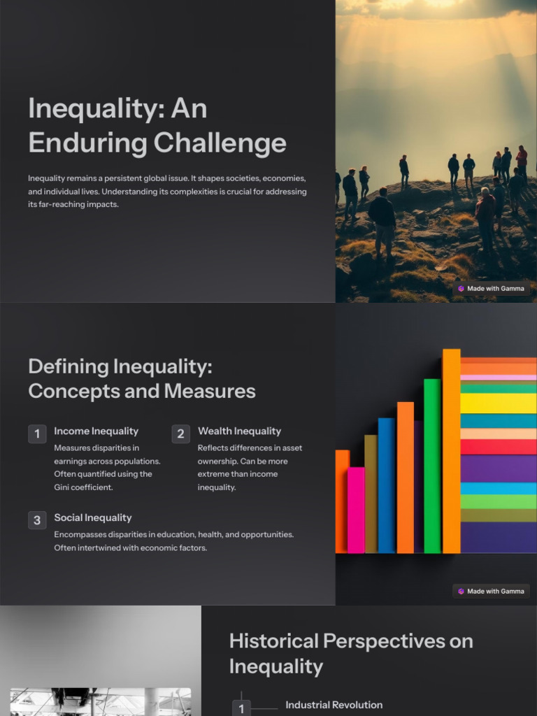 Inequality An Enduring Challenge Pdf Cost Of Living Economic
