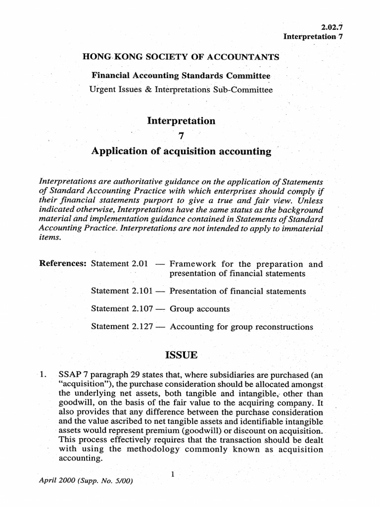 Acquisition Accounting PDF