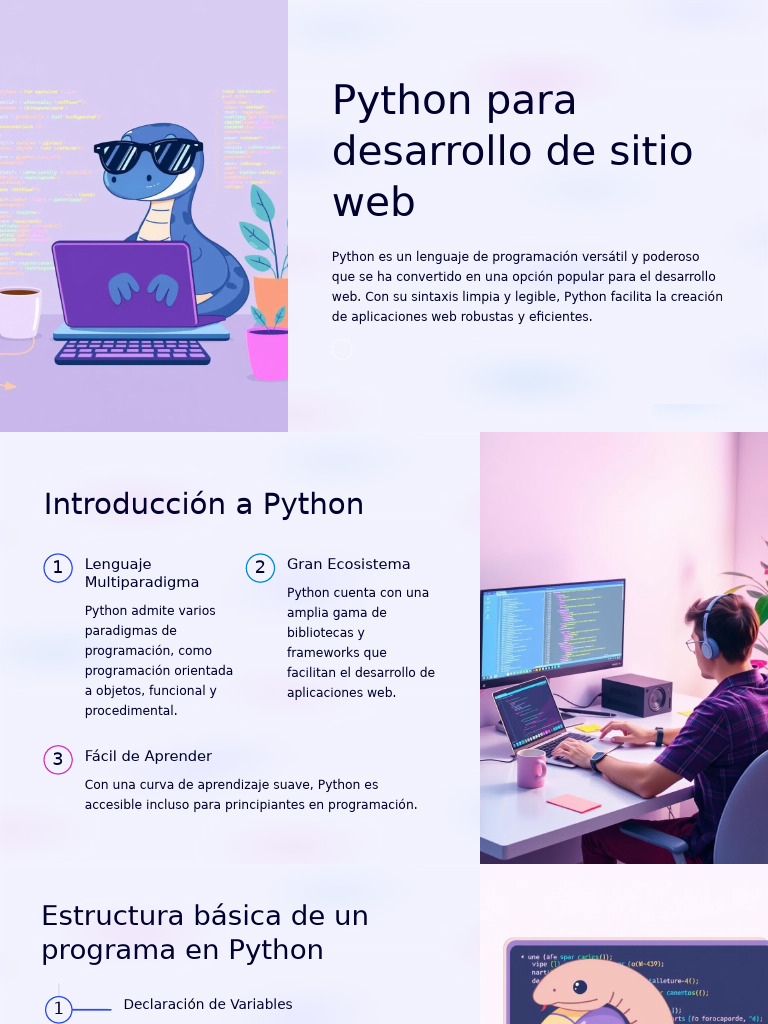 Python para Desarrollo de Sitio Web | PDF | Python (lenguaje de ...