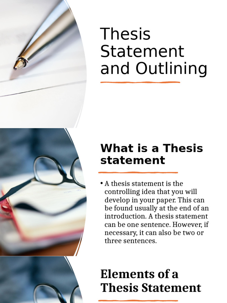 Thesis Statement and Outline Guide | PDF | Pregnancy