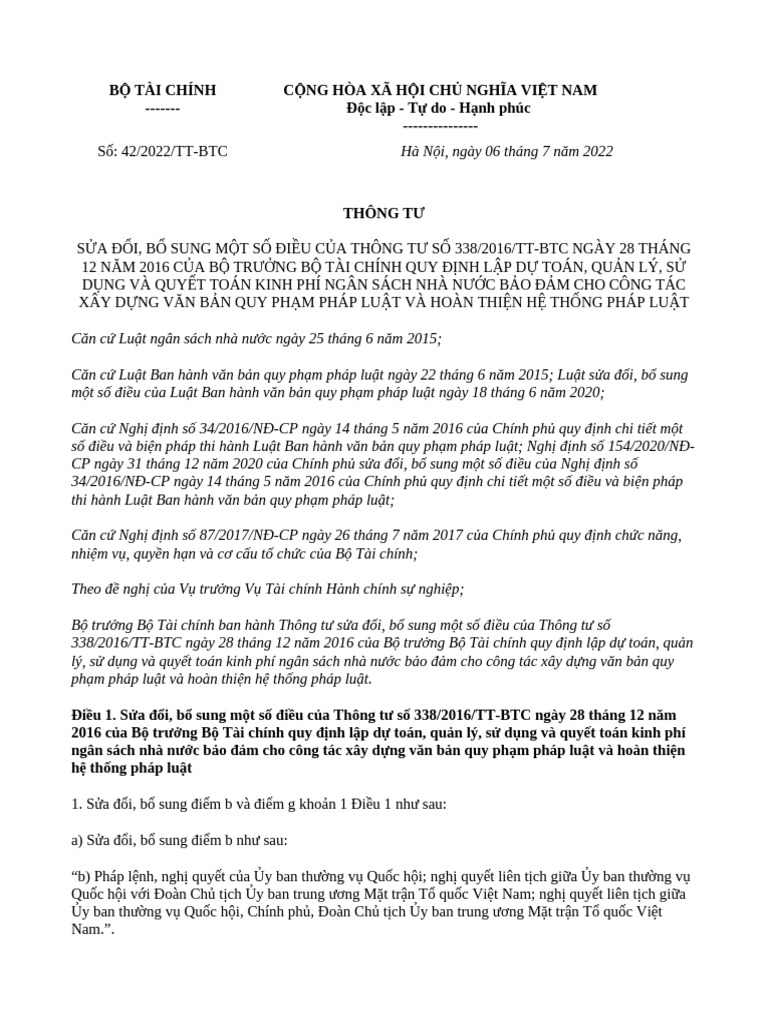 42 2022 TT BTC | PDF