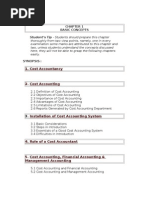 Cost Accounting For CA Students