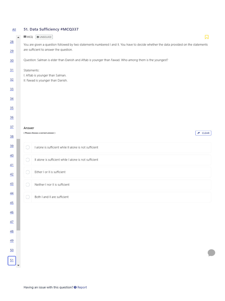 Naukri Campus Aptitude Test 6 | PDF | Question | Multiple Choice