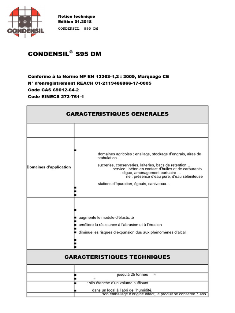 Cond S95 DM | PDF | Béton | Matériaux