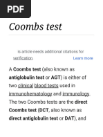 Coombs Test - Principle, Types, Procedure and Result Interpretation ...