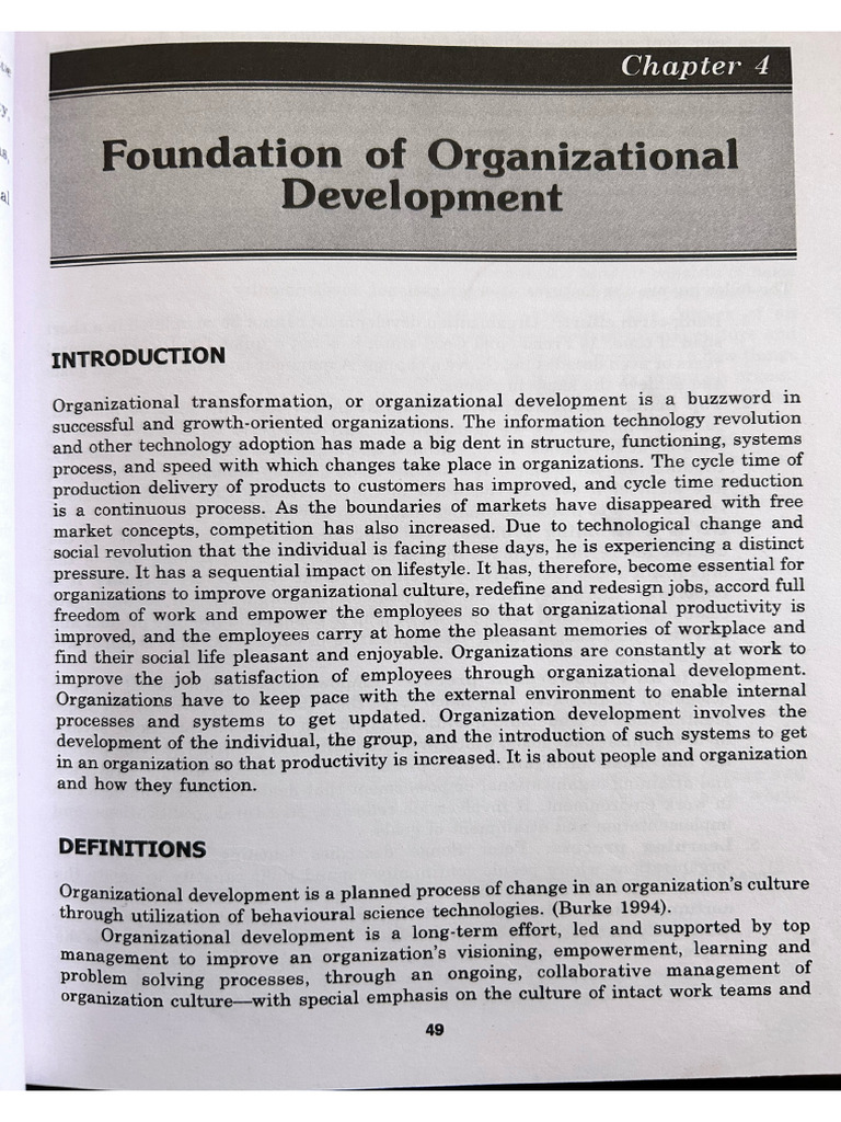 BM (OD) Internal Notes | PDF