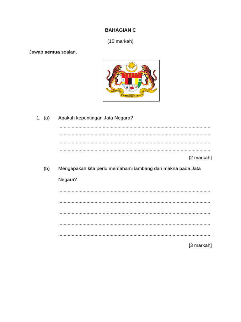 Bahagian C | PDF